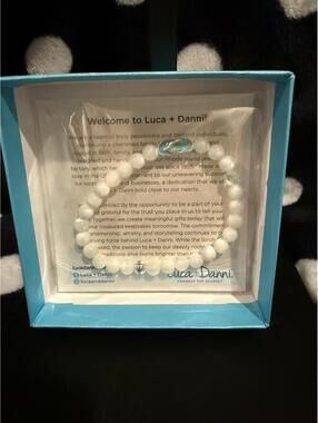 Luca + Danni Beach Bracelet Flip Flop Beaded Bracelet NIB
